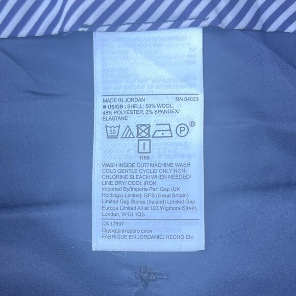 Logan Bootcut-Straight Wool-Blend Pant - Picture 4 of 4